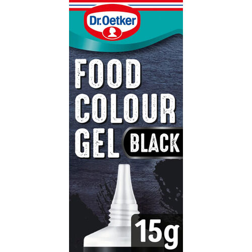 Dr. Oetker Black Food Colouring Gel 15ml
