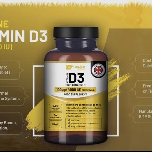 Prowise Vitamin D3 4000IU  425 Tablets