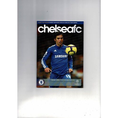 Chelsea v Apoel Champions League Football Programme 2009/10