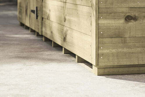 Premium Pent Potting Shed 20x8 (Double Door)