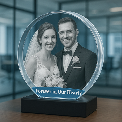 The 3D Harris 10x10x3cm Pure Crystal Circle