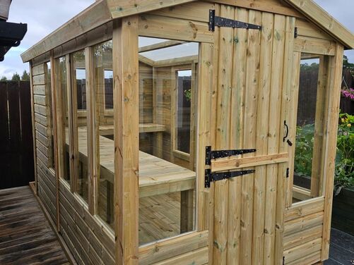 #A039 10x6 Apex Potting Shed