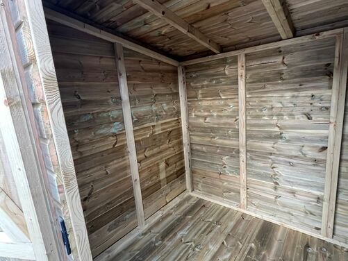 #P080 8x6 Pent Shed