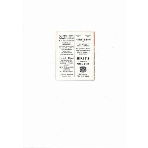 1964/65 Barnsley v Oldham Athletic Football Programme