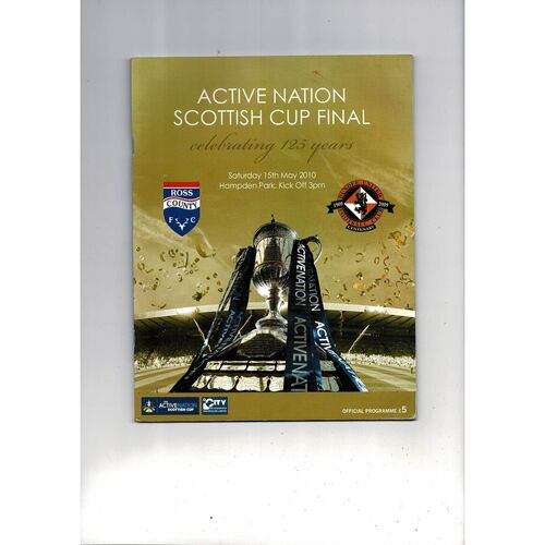 Scottish Cup Final Football Programmes