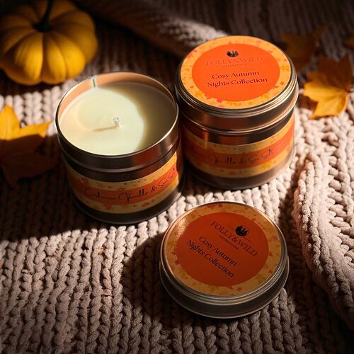 Cosy Autumn Night Tinned Candle