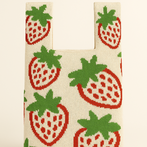 Strawberry Field Reusable Bag