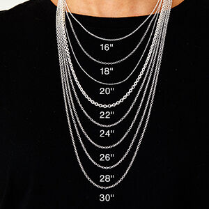 Sterling silver 2.3mm trace chain