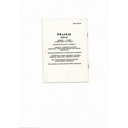 Gornik Zabrze v Juenesse Esch European Cup Football Programme 1988/89