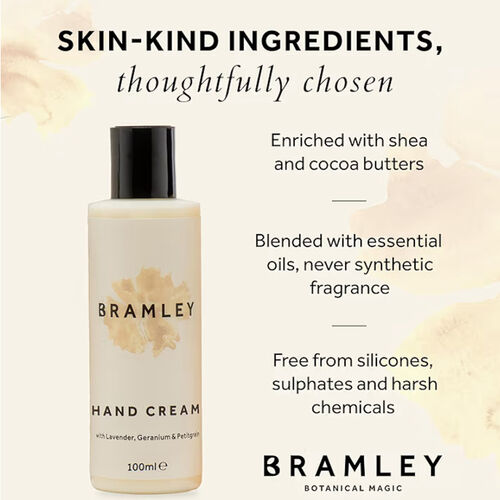 Bramley Hand Cream with Lavender, Geranium & Petitgrain 100ml