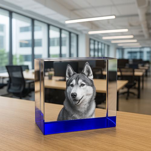 The Rio Super 3D Deluxe XX Large Ocean Blue Crystal Block