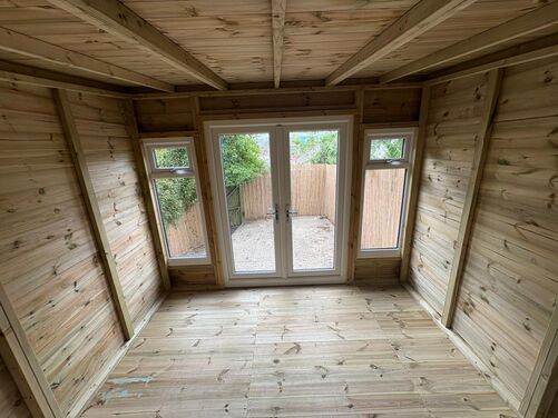 #PVC083 10x10 Pent Summer House