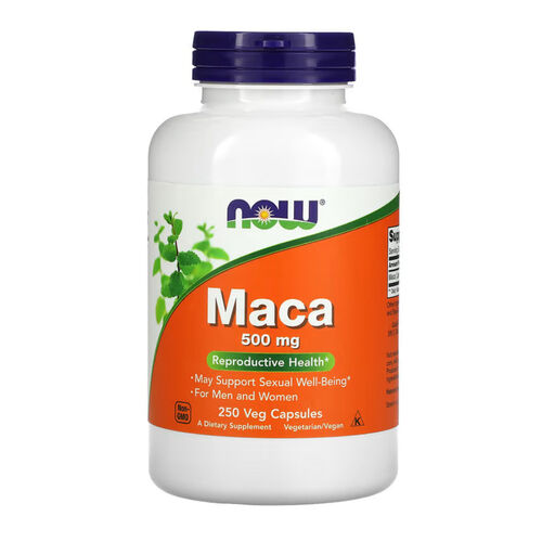 NOW Foods Maca 500mg - 250 Veg Capsules