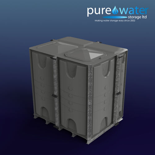 PW.2X1.5X2.IFB.AG - 6000 LITRE SECTIONAL WATER TANK, INTERNALLY FLANGED BASE (IFB)