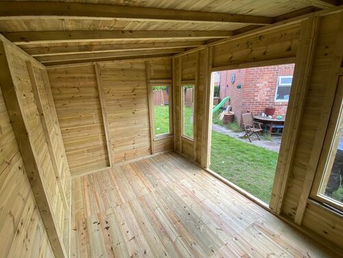 #SHP011 12x10 Pent Summer House