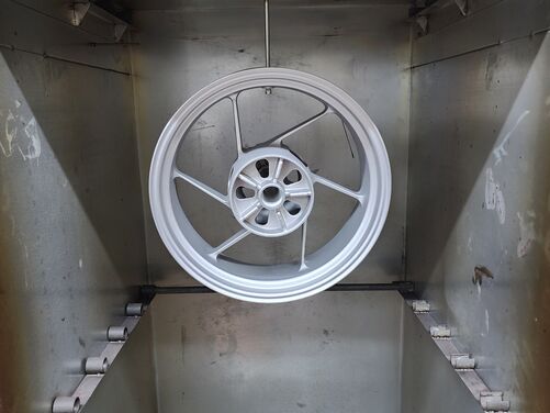 Motorcycle Wheel Hook.