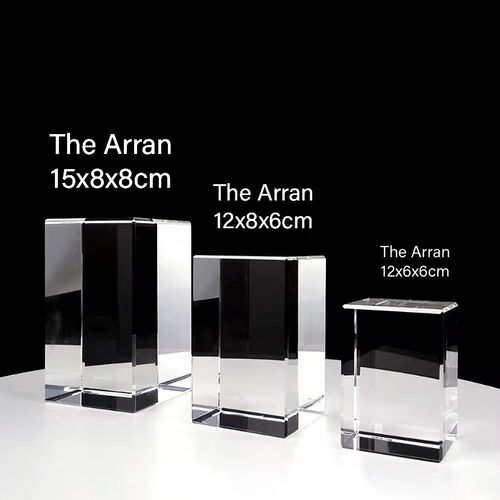 The Fabulous 3D Arran 15x8x8cm Crystal Block
