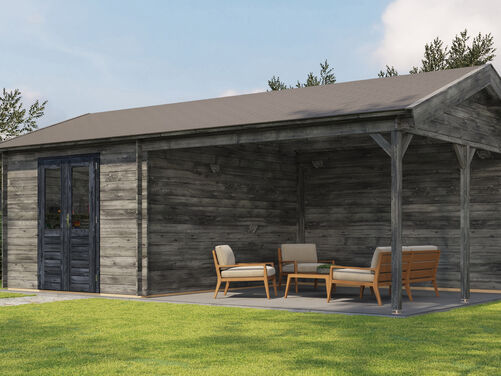 300cm x 400cm + 400cm Veranda