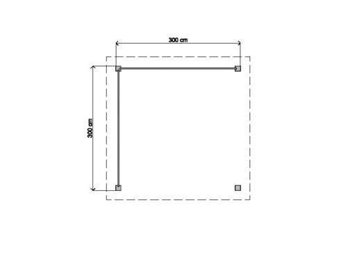 Ex Display 3.0mtr x 3.0mtr 28mm walled Gazebo Copy
