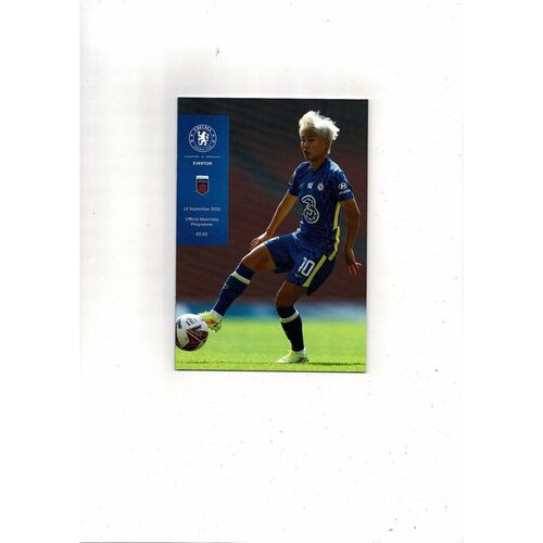 2021/22 Chelsea v Everton Womens Super League Football Programme