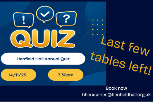 Annual Village Quiz 14/11/25