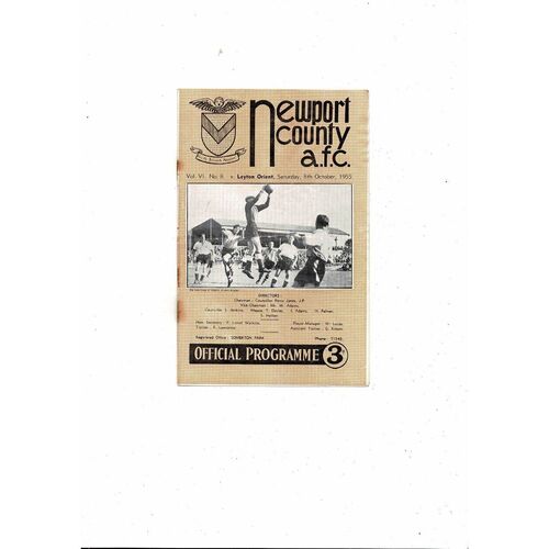 Newport County Home Football Programmes