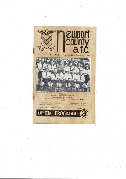 More Football Programmes being listed today
