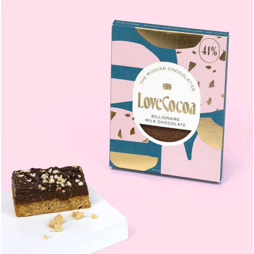 Love Cocoa Billionaire Marbled Milk Chocolate Bar 75g