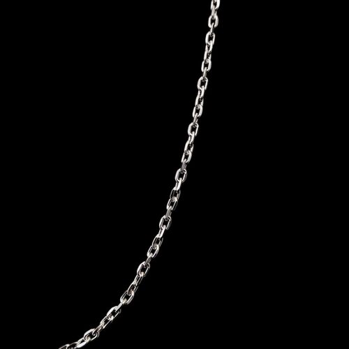 Sterling silver 3mm diamond cut trace chain
