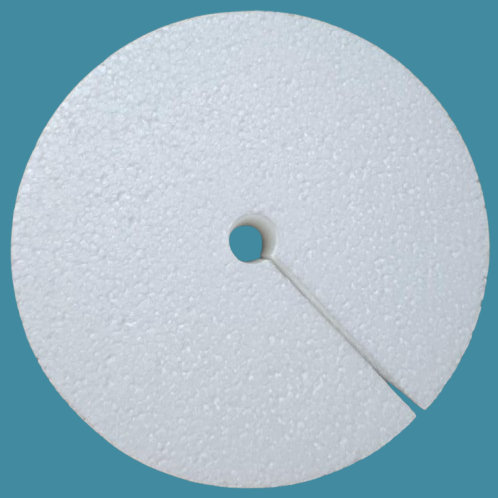 Round Cake Dummy 12" Height 15mm Centre Bore