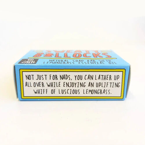 Sweaty Bollocks Soap Lemongrass Funny Gift