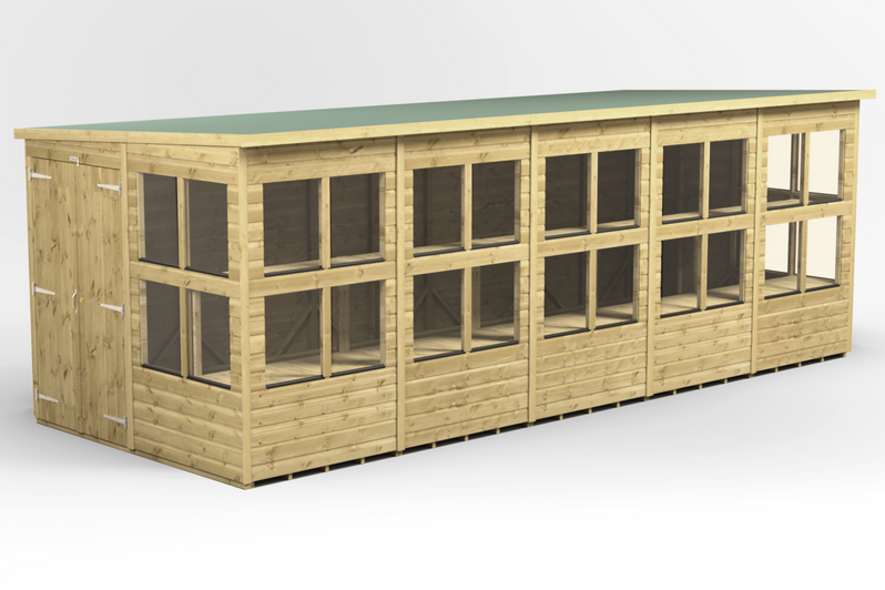 Premium Pent Potting Shed 20x8