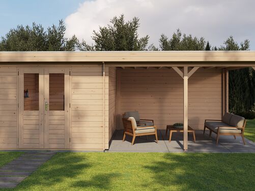 300cm x 400cm + 400cm Veranda