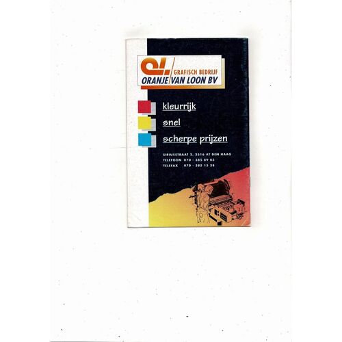 Feyenoord v Porto European Cup Football Programme 1993/94