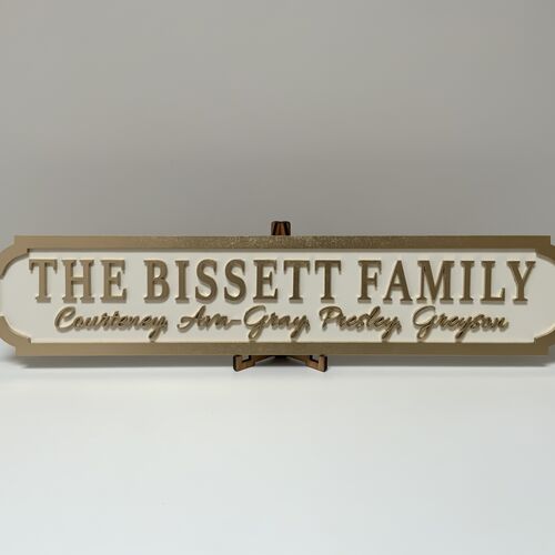 Customised Family Street Signs