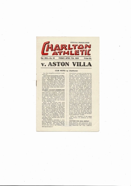 Latest Football Programmes being listed today