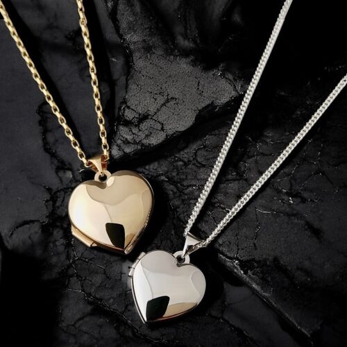 Sterling silver love heart locket