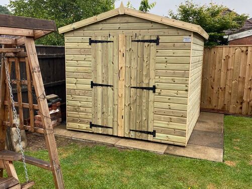 #A074 8x8 Apex Shed