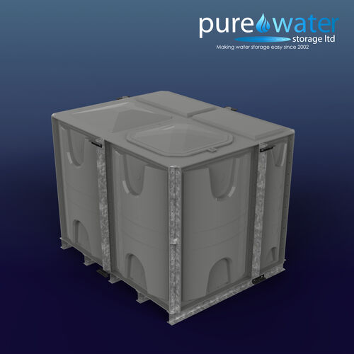 PW.2X1.5X1.5.IFB.AG - 4500  LITRE SECTIONAL WATER TANK, INTERNALLY FLANGED BASE (IFB)