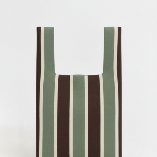 Coastal Stripe Knit Bag