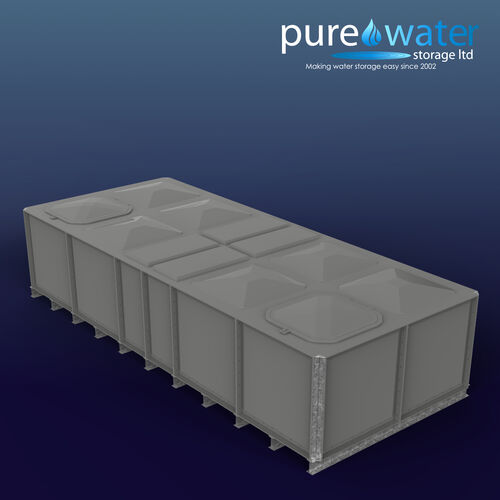 PW.5X2X1.IFB.DIV.AG(2.5+2.5) - 10000 LITRE DIVIDED SECTIONAL WATER TANK, INTERNALLY FLANGED BASE (IFB)
