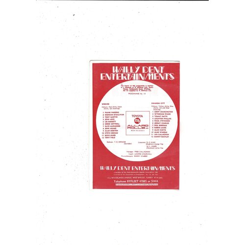 Woking v Swansea FA Cup Replay Football Programme 1978/79