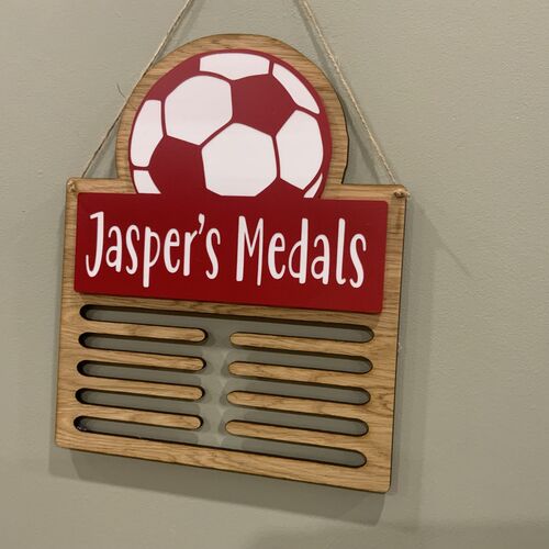 “ FOOTBALL “ Medal display hanger