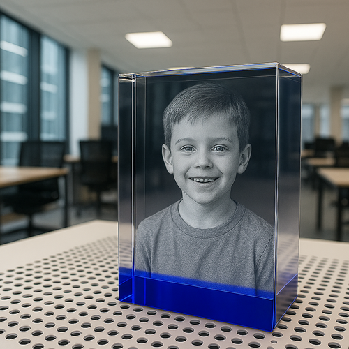 The Rio Super 3D Deluxe XX Large Ocean Blue Crystal Block