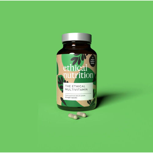 Ethical Nutrition Multivitamin (26 nutrients) - 60 Vegan Capsules