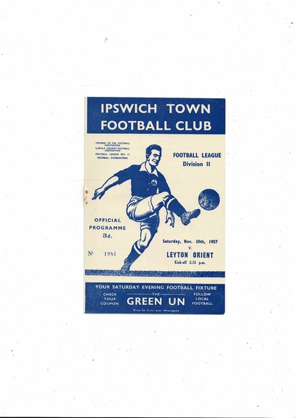 More Football Programmes being listed today