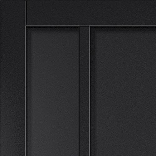 City Black Double Pocket Doors