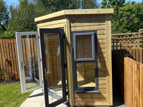 #PVC106 7x7 Corner Summer House