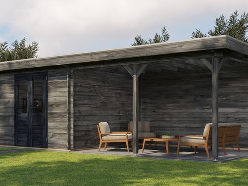 300cm x 300cm + 400cm Veranda