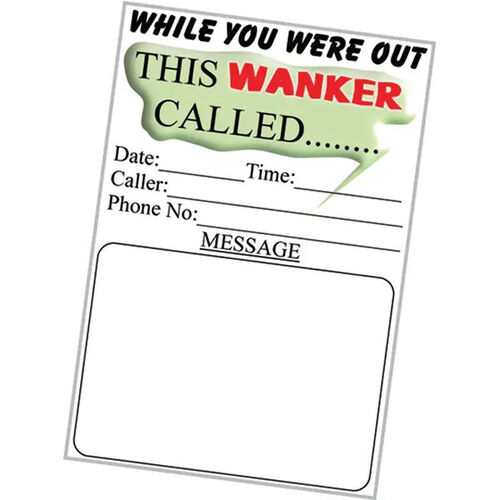 Memo Pad - This Wanker Called Notepad